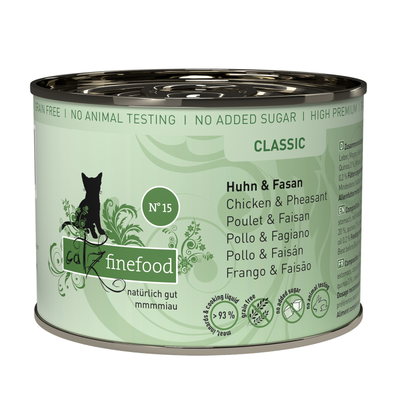Catz Finefood CLASSIC No.15 – Chicken & Pheasant 85g/200g