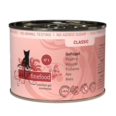 Catz Finefood CLASSIC No. 3 – Poultry 85g/200g