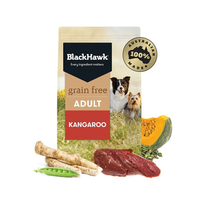 Black Hawk Adult Dog Dry Food Grain Free Kanagroo
