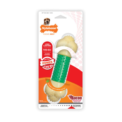 Nylabone Dog Chew Toy Double Action Bone