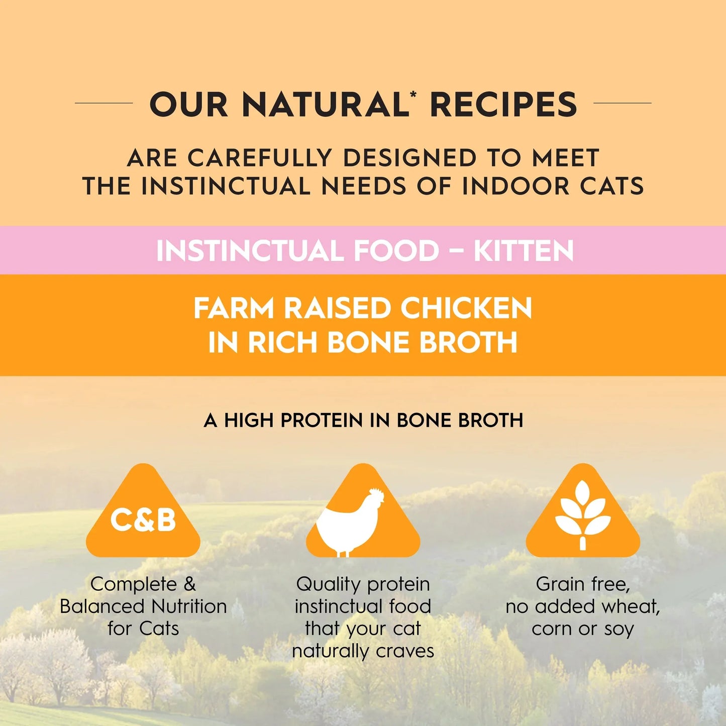 TRILOGY™ KITTEN Cat Wet Food - FARM RAISED CHICKEN IN BONE BROTH