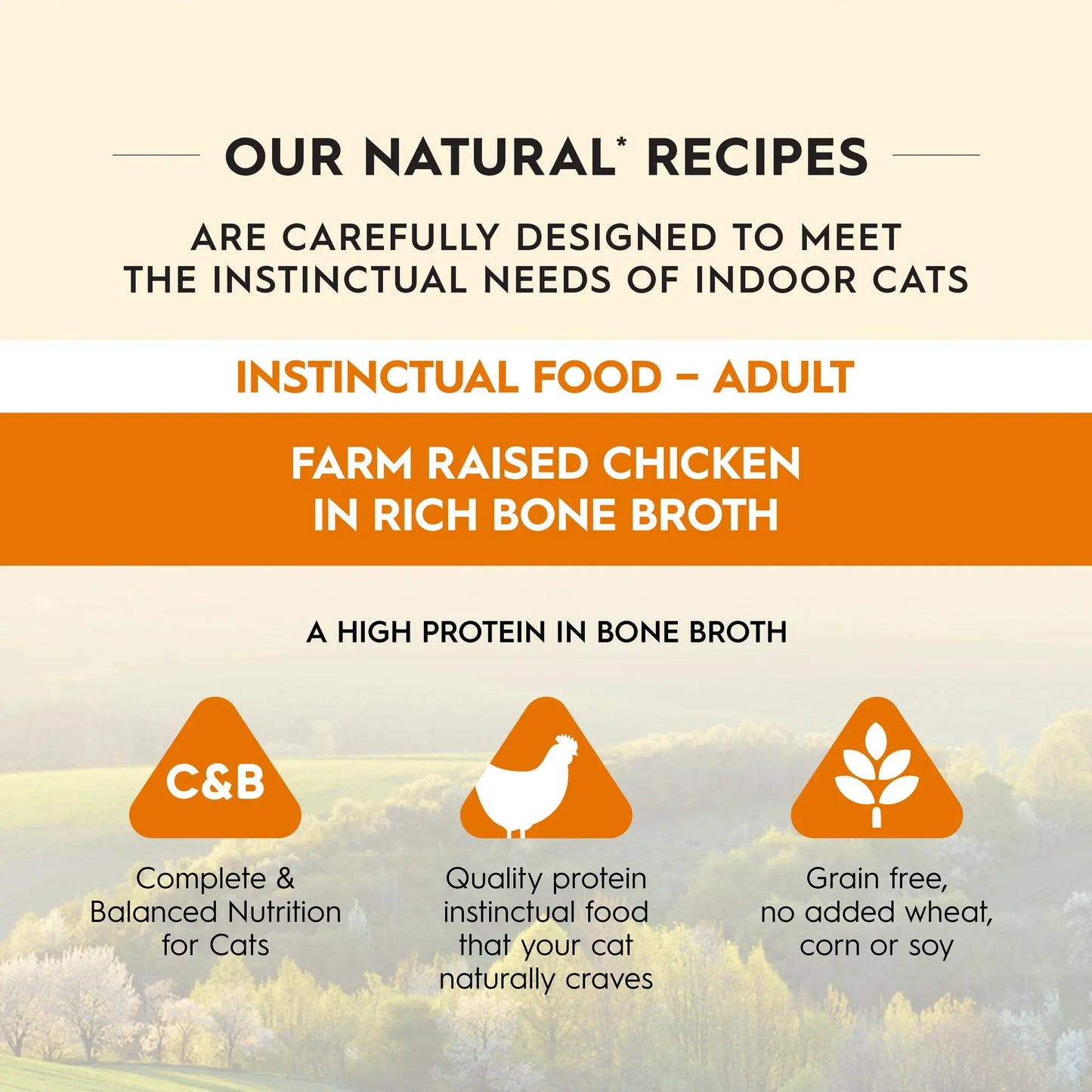 TRILOGY™ Adult Cat Wet Food - FARM RAISED CHICKEN IN BONE BROTH