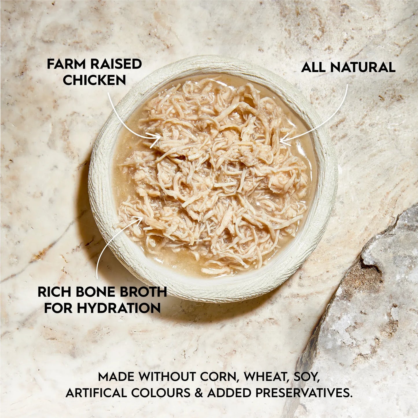 TRILOGY™ Adult Cat Wet Food - FARM RAISED CHICKEN IN BONE BROTH