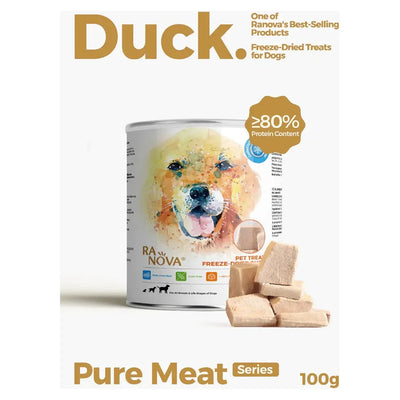 RANOVA Freeze Dried Dog Treats - Duck Breast 100g