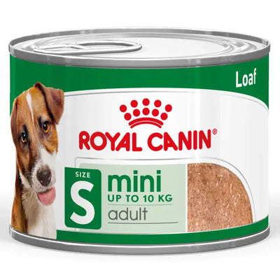 ROYAL CANIN Mini Adult Loaf Dog Wet Food Can 195g x 12