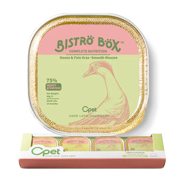 OPET Wet Cat Food Premium Bistro Box - GOOSE & FOIE GRAS RECIPE