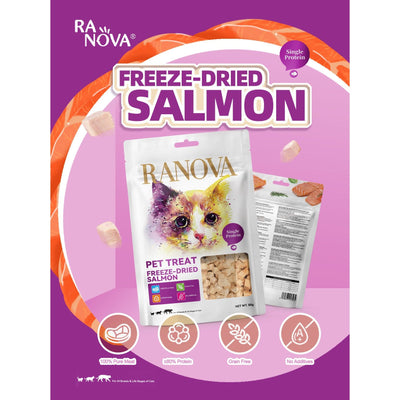 Ranova Freeze-Dried Salmon Cat Treats 50g