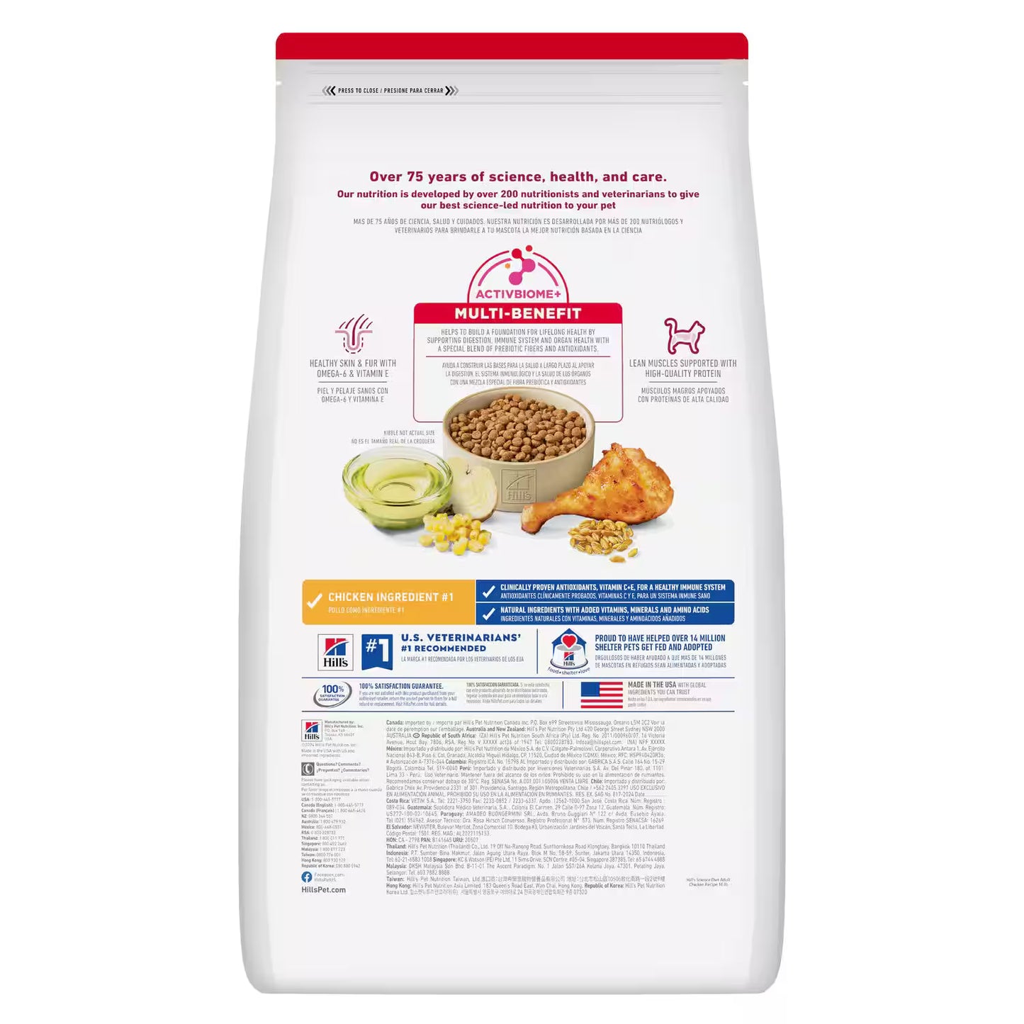 Hill's Science Diet Adult Cat Food Original Chicken Recipe