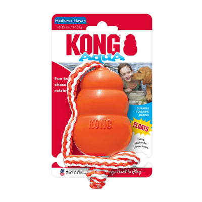 KONG Dog Toy Aqua Rope Water Float Toy