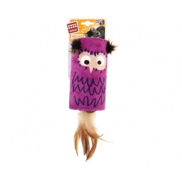 GiGwi Cat Toy - Melody Chaser Tube Owl