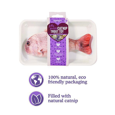 Rosewood Cat Toy Jolly Moggy Catnip Red Snapper