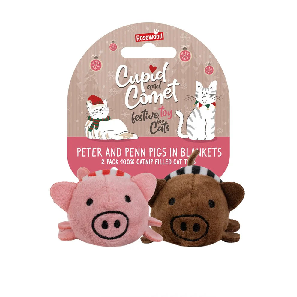 Rosewood Cat Toy - Peter and Penn Pigs in Blankets