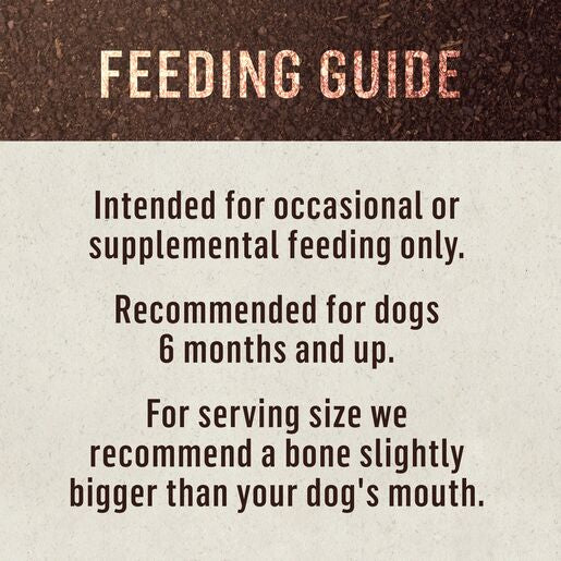 Doctor B's BARF Frozen Adult Dog Food Kangaroo Retriever Bone 4pk