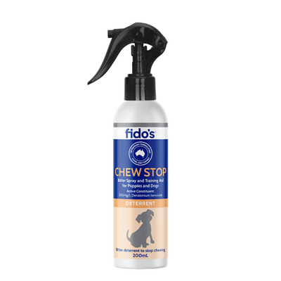 Fido’s Chew Stop Bitter Spray and Training Aid for Puppies and Dogs