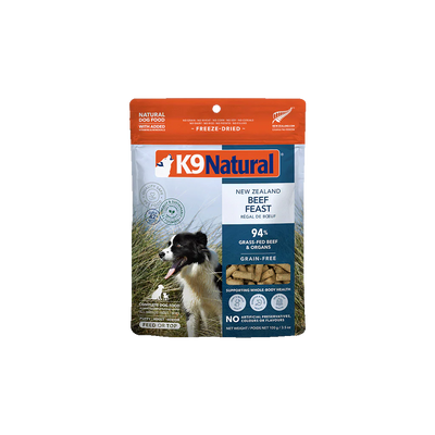 K9 Natural Beef Feast Freeze-Dried Topper 100g