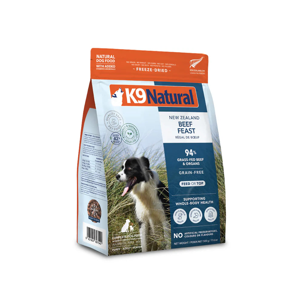 K9 Natural Beef Feast Freeze-Dried Dog Food