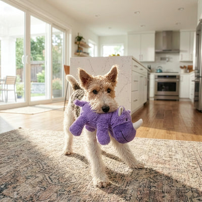 KONG Dog Toy Cozie Rosie Rhino