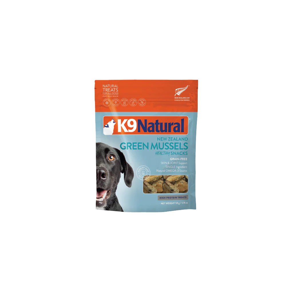 K9 Natural Green Mussels Healthy Dog Treats 50g
