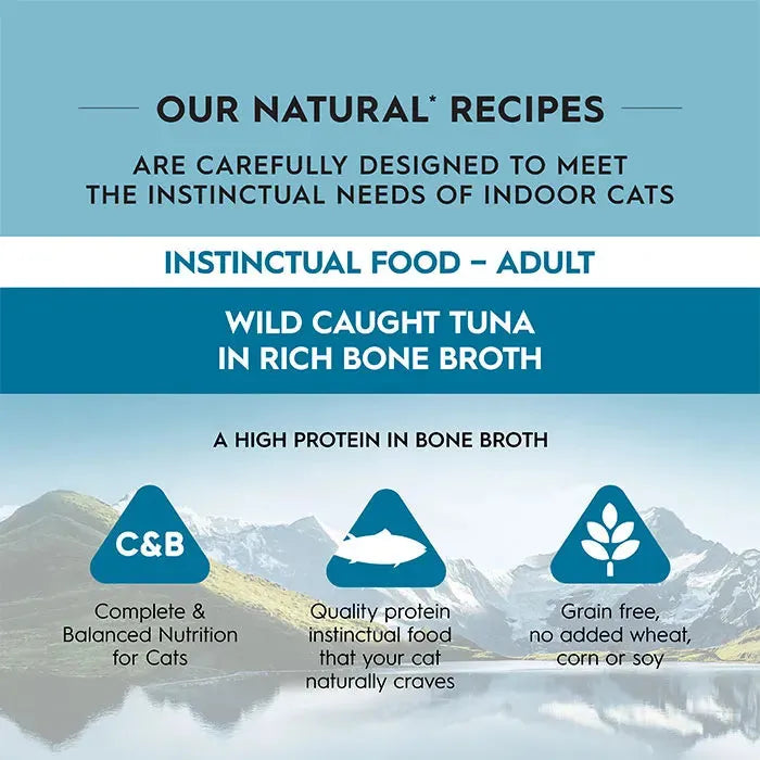 TRILOGY™ Adult Cat Wet Food - WILD CAUGHT TUNA IN BONE BROTH
