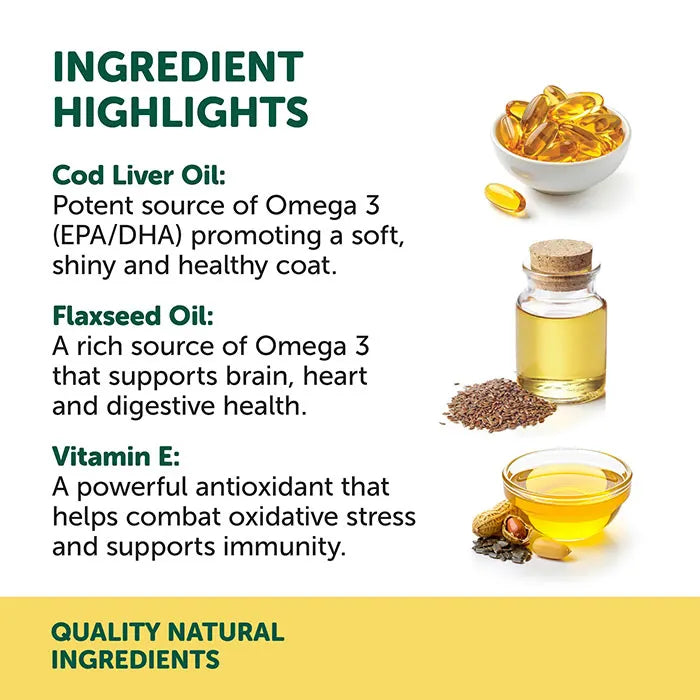 NAS Natural Animal Solutions - Omega 3,6 & 9 Oil 200ml