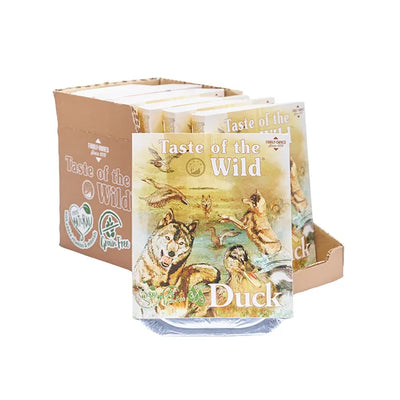 TASTE OF THE WILD - Wet Dog Food Grain Free DUCK and Chicken with Fruit and Vegetable Tray