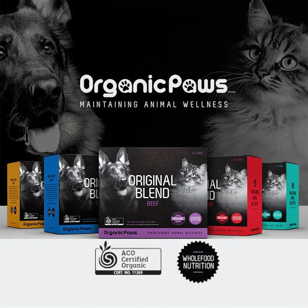 [Syd Only] Organic Paws Original Blend Fish & Chicken Pet Raw Food 2.2kg