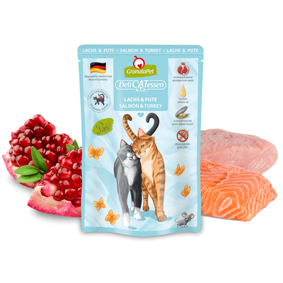 GranataPet Cat Can DeliCATessen - Salmon & Turkey