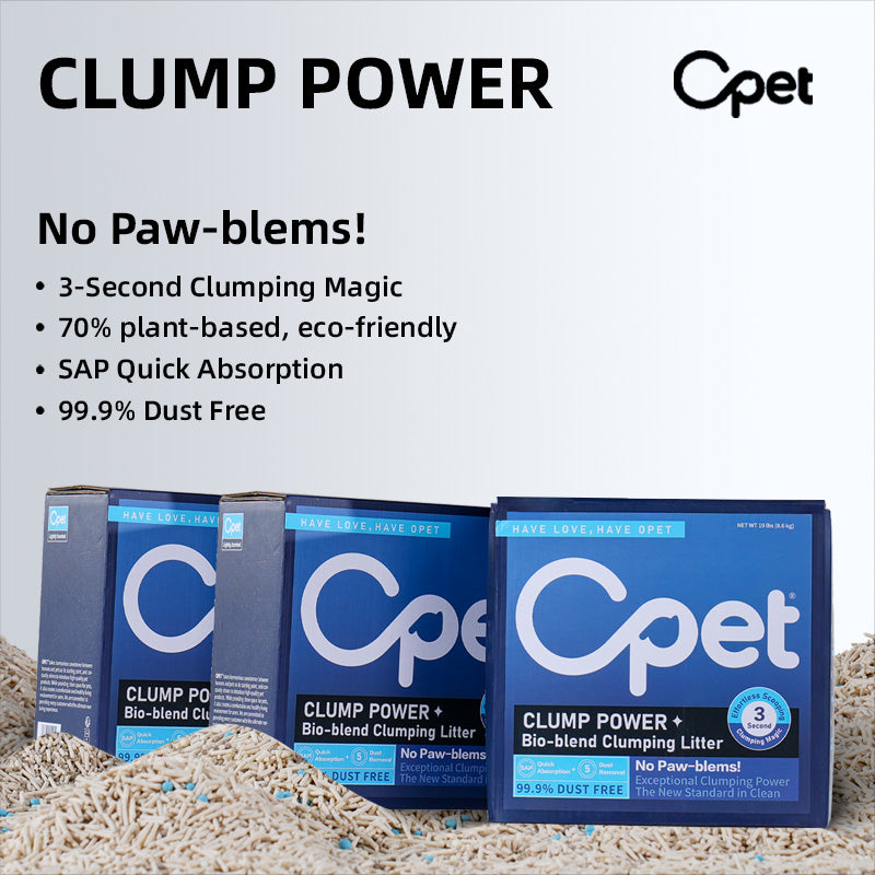 Opet Composite Clumping Litter - Tofu + Bentonite 8.6KG