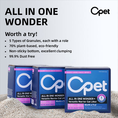 Opet Multi Mix Cat Litter - Tofu + Bentonite + Corn & Cassava 8.2KG