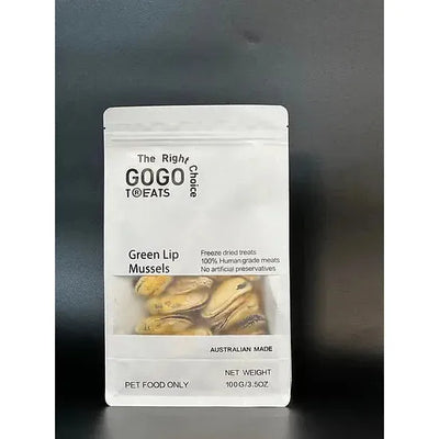 GOGO TREATS - Freeze-Dried Green Lip Mussels 30g/100g