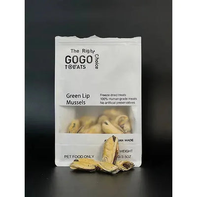 GOGO TREATS - Freeze-Dried Green Lip Mussels 30g/100g