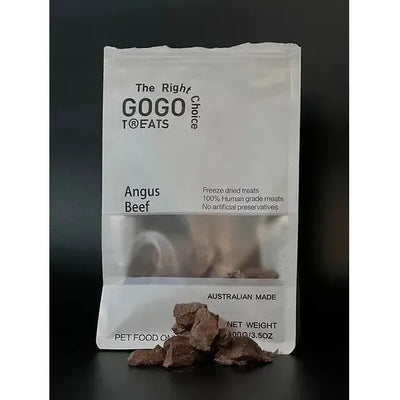 GOGO TREATS - Freeze-Dried Angus Beef 30g/100g