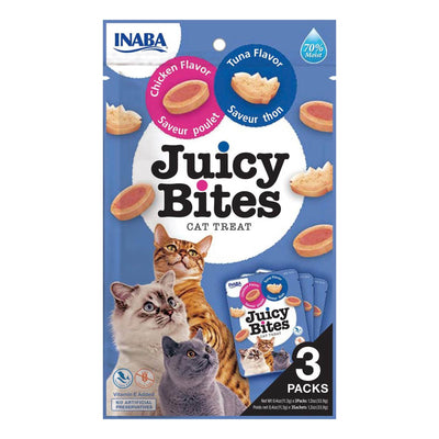 INABA Cat Juicy Bites Tuna & Chicken 34G