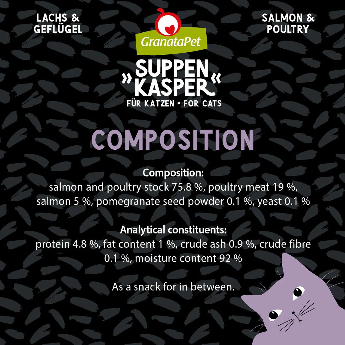 GranataPet SuppenKasper - Salmon & Poultry 70g Cat Wet Food
