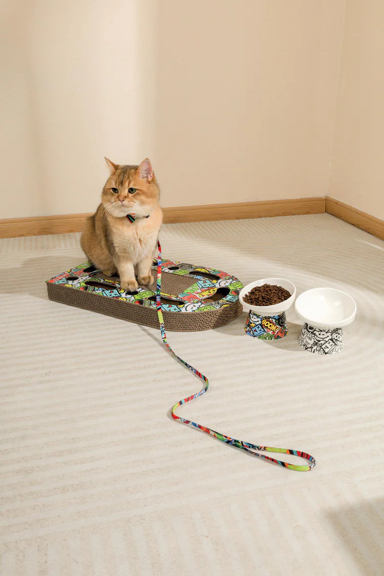 M-Pets URBANSTYLE Freestyle Cat Scratcher - Mixed Color