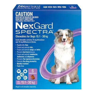 NexGard Spectra for Dogs 15.1 - 30kg