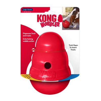 KONG Treat Dispensing Dog Toy Rewards Wobbler