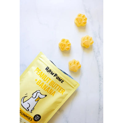 Raw Pawz DIY Gummies Healthy Gut Green Banana & Peanut Butter 90g