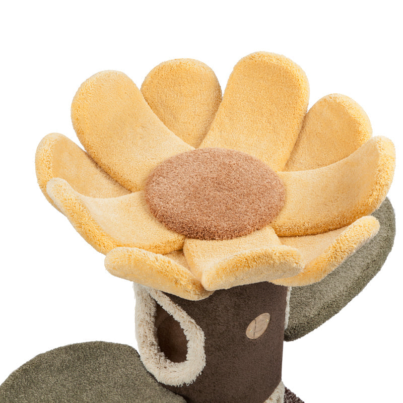 Camily Small "Sunflower" Cat Climbing Cat Tree