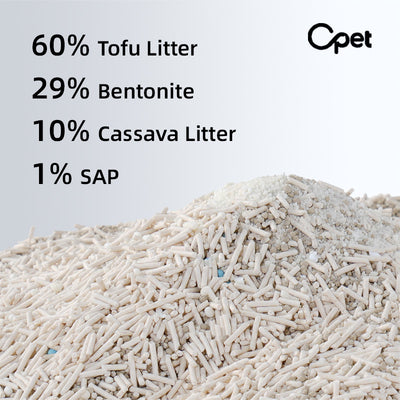 Opet Multi Mix Cat Litter - Tofu + Bentonite + Corn & Cassava 8.2KG