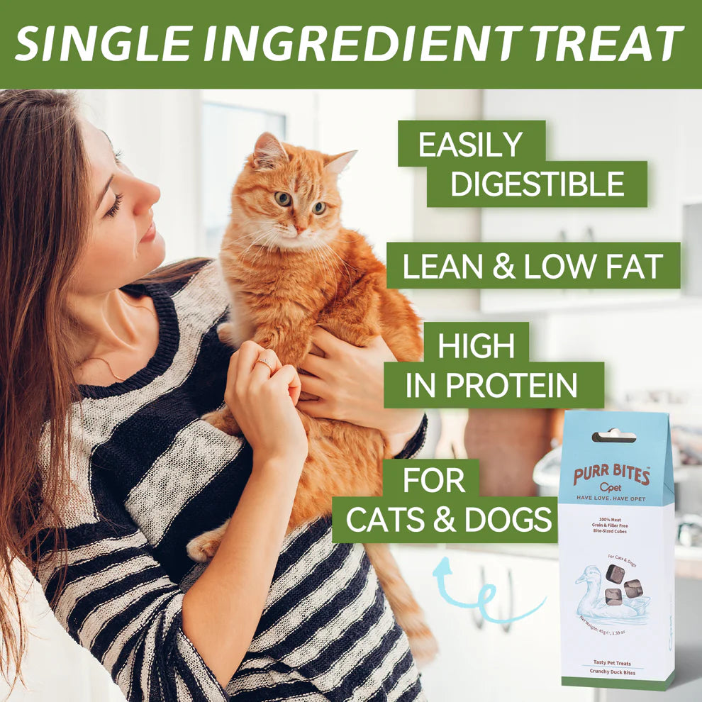 OPET Pet Treat - Duck Cubes 42g
