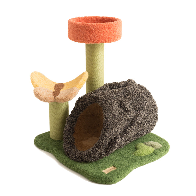 Camily Flower Grove Cat Climbing Tree