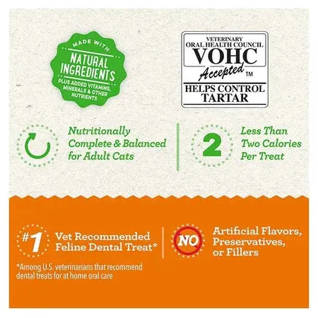 GREENIES Feline Dental Cat Treats Oven Roasted Chicken