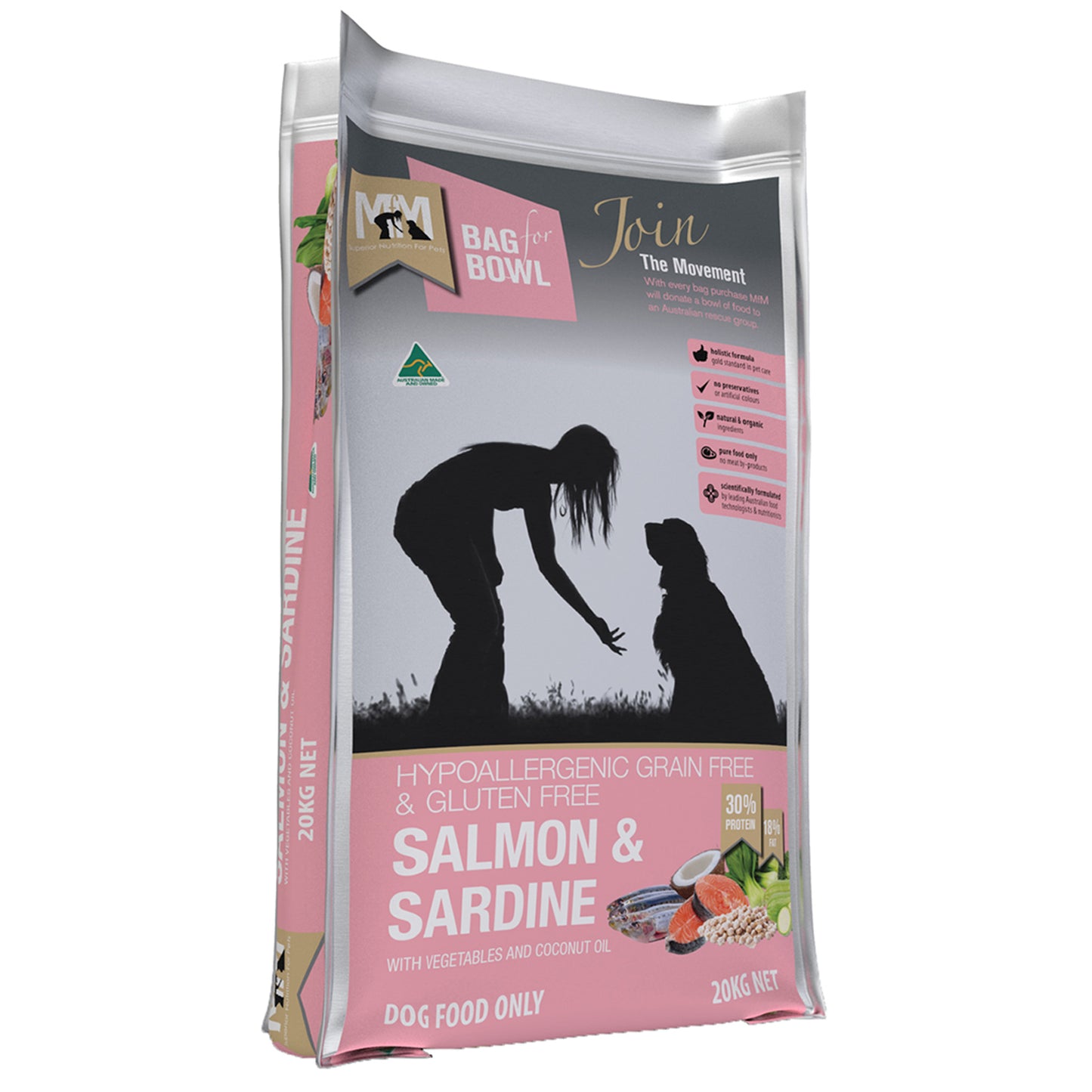 Meals for Mutts Grain Free Dog Food Adult Salmon And Sardine