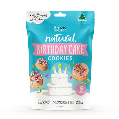 The Pet Projcet Dog Treats BIRTHDAY CAKE COOKIE 8PK
