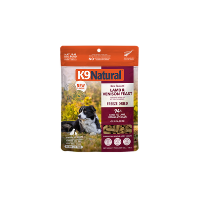K9 Natural Lamb & Venison Feast Freeze-Dried Topper 100g