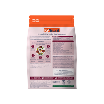 K9 Natural Lamb & Venison Feast Freeze-Dried Dog Food