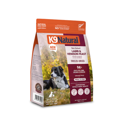 K9 Natural Lamb & Venison Feast Freeze-Dried Dog Food
