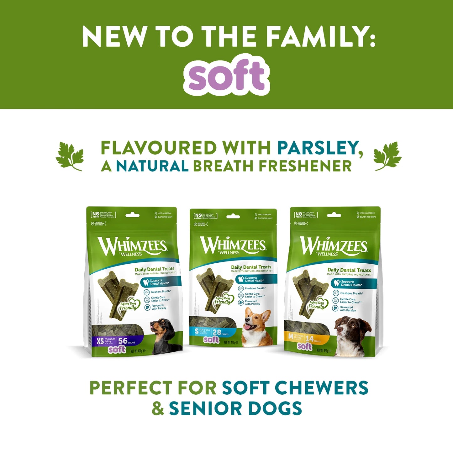 Whimzees Dental Dog Treats Soft