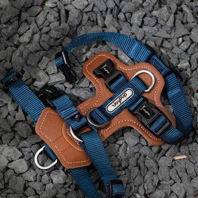 Joy Pup Hey Buddy! Dog Harness Navy Blue